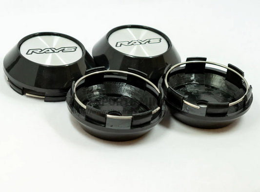 4x68mm Light Silver Black Decal Badge Wheel Center Hub Cover Rim Cover TE37