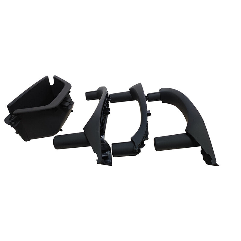 51417250307 4-Piece RHD Interior Door Handle Panel Trim for BMW X3 X4 F25 2010-16