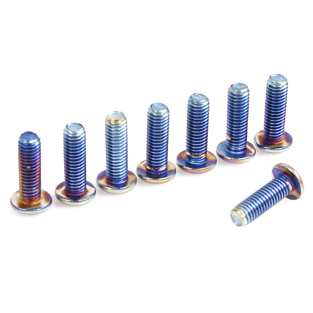 8PCS Racing Car Steering Wheel Screw Kit M5x0.8 Bolts Round Head
