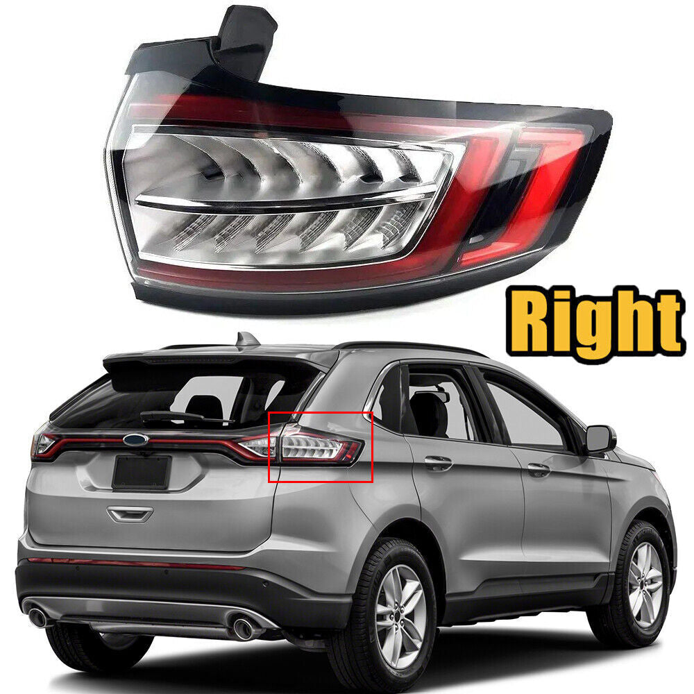 1 Pcs Right Side Tail Light Assembly Outside for Ford Edge 2015 2016 2017 2018