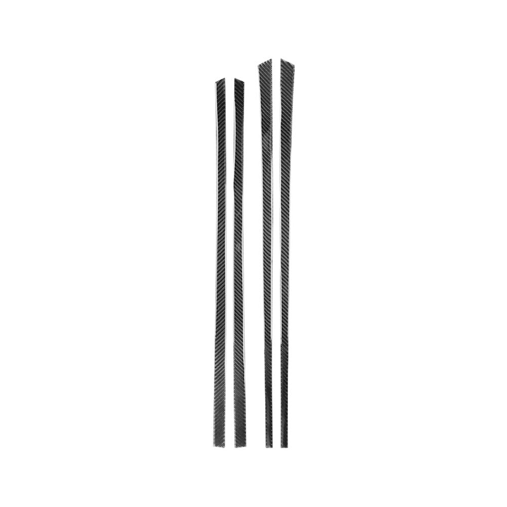Carbon Fiber Front Rear Door Door Panel Cover Trim for Nissan Rogue 2014-2016
