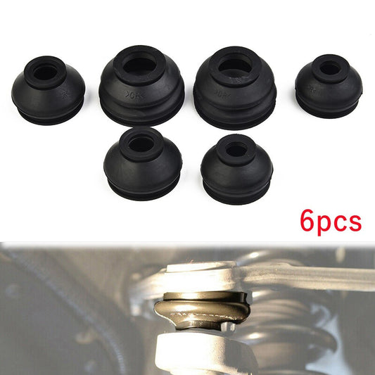 6UNIVERSAL Rubber Tie Rod End Ball Joint Dust Boots Dust Cover Boot Gaiters