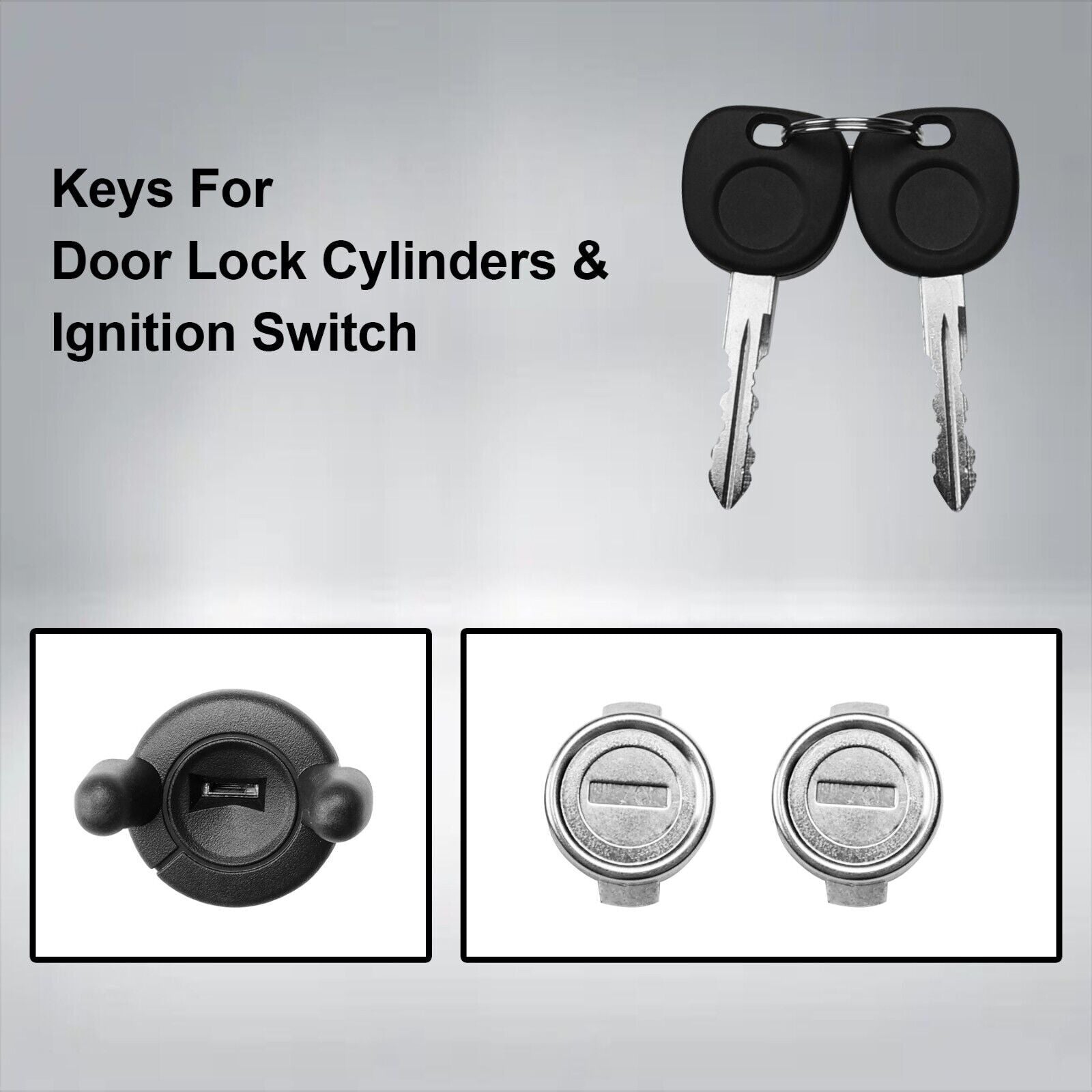 Front door lock cylinders and ignition switches are suitable for Chevrolet Tahoe Silverado for GMC for Sierra