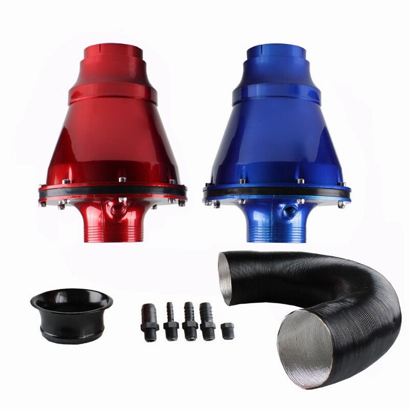 Universal Apollo Cold Air Intake Induction Kit With Air Box  Filter Red