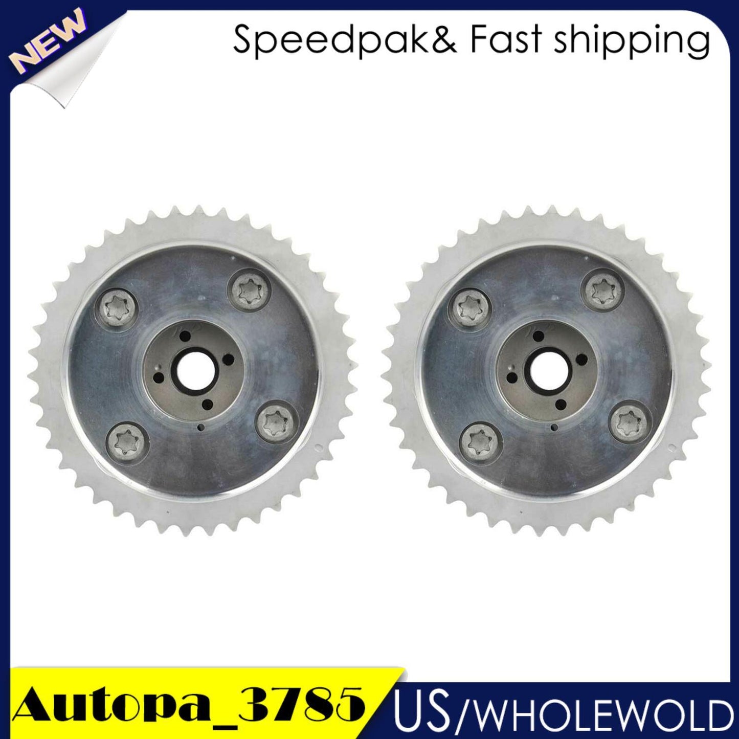 2PCS VVT Camshaft Adjuster For 4.8L for Porsche for Cayenne for Panamera V8 94810505121