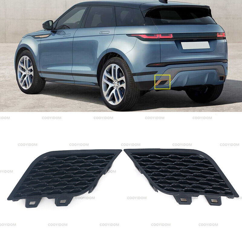 for Land Rover for Range Rover Evoque 2020-22 Pair Rear Bumper Grille Cover Bracket