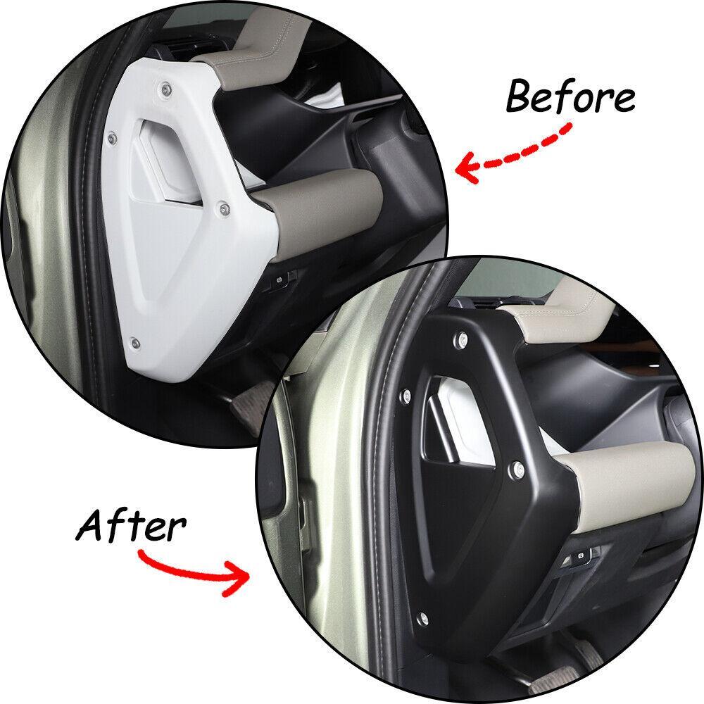 Matte Black Both sides of instrument panel Trim for Land Rover for Defender 20-2023