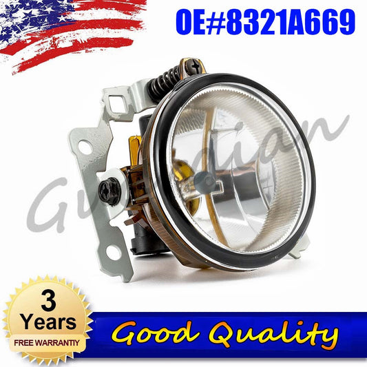Fog light with bulb 8321A669, suitable for Mitsubishi Outlander 2016-2019 models.
