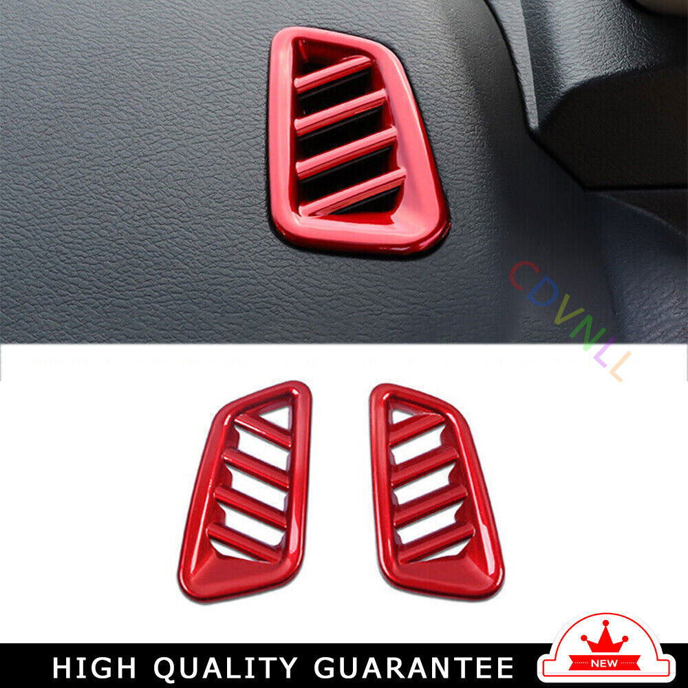 Instrument LR Air Outlet Vent Trim for Nissan Sentra Sylphy 20-22 Bright Red