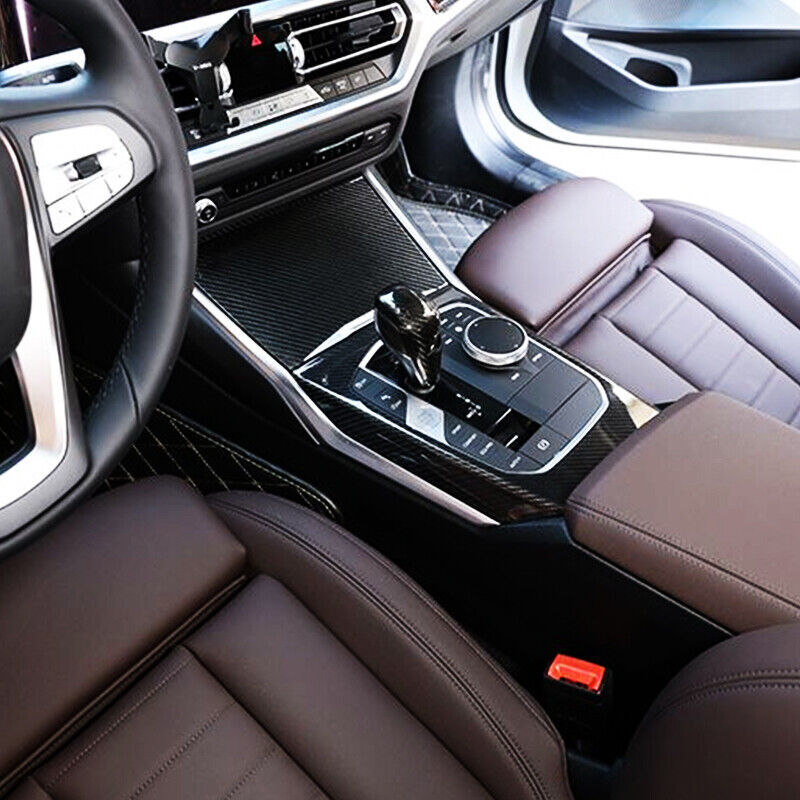 Genuine carbon fiber automotive gear shift cover trim suitable for BMW 3 Series G20 G28 20-21