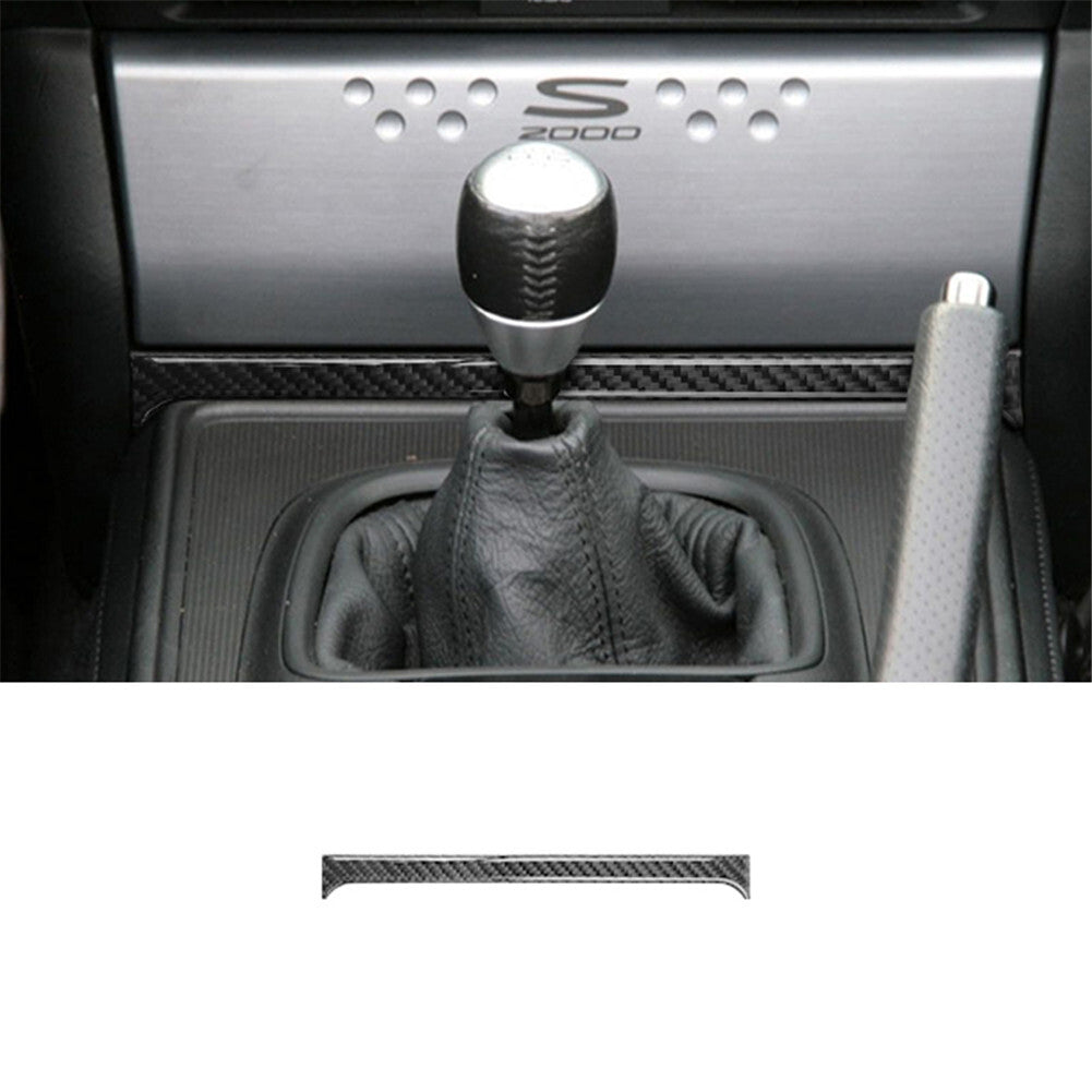 Below Central Radio Trim Strip Cover Carbon Fiber for Honda S2000 2000-2009
