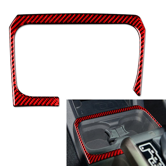 Wasser Cup Halter Speicher Panel Rahmen Trim Fur for Toyota Tacoma 2015-22 Rot LHD