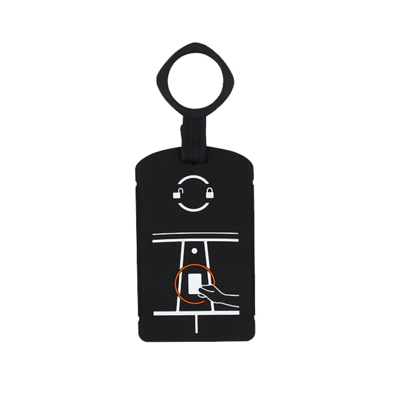 Black Silicone Key Card Case Protective Cover Replacement for Tesla Model 3 Y
