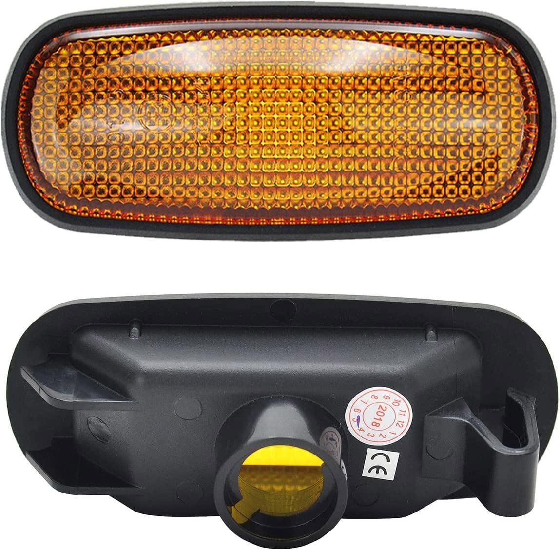 Amber fender side marker light housing for 03-09 for Dodge for Ram 2500 3500 Double Bed