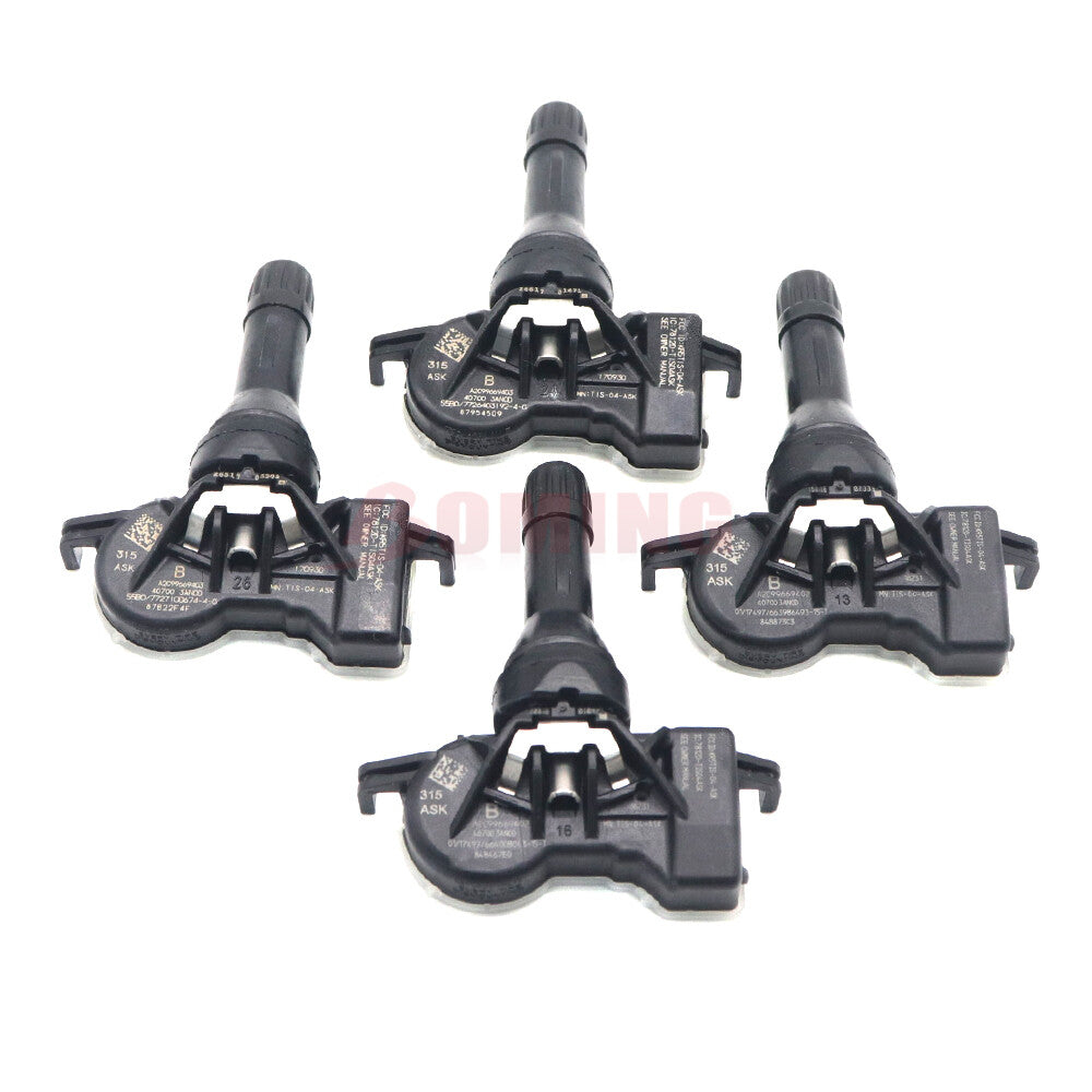 Kit (4) Tire Pressure Sensor TPMS 40700-3AN0D for Nissan NV Versa/Versa Note - new