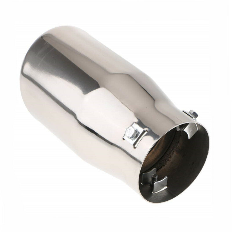 Car Exhaust Pipe Tail Throat Stainless Steel Muffler Tips Silencer Rear Tailpipe