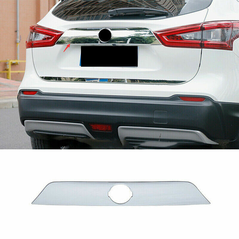 Chrome ABS Rear Tail Door Trunk Lid Cover Trim for Nissan Rogue Sport 2017-2021