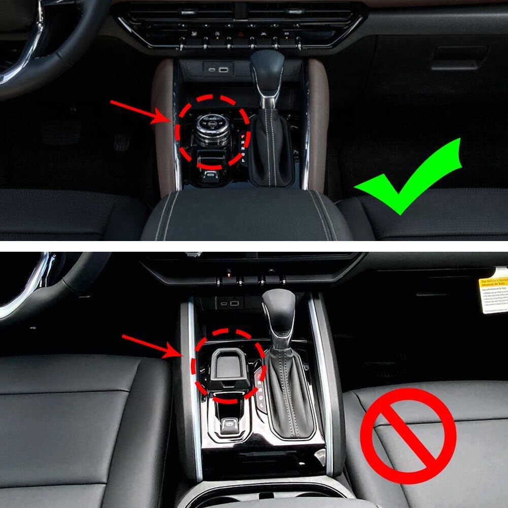 Carbon Fiber Color For 2023-2024 2025 for GMC for Canyon Cab Gear Shift Panel Cover Trim