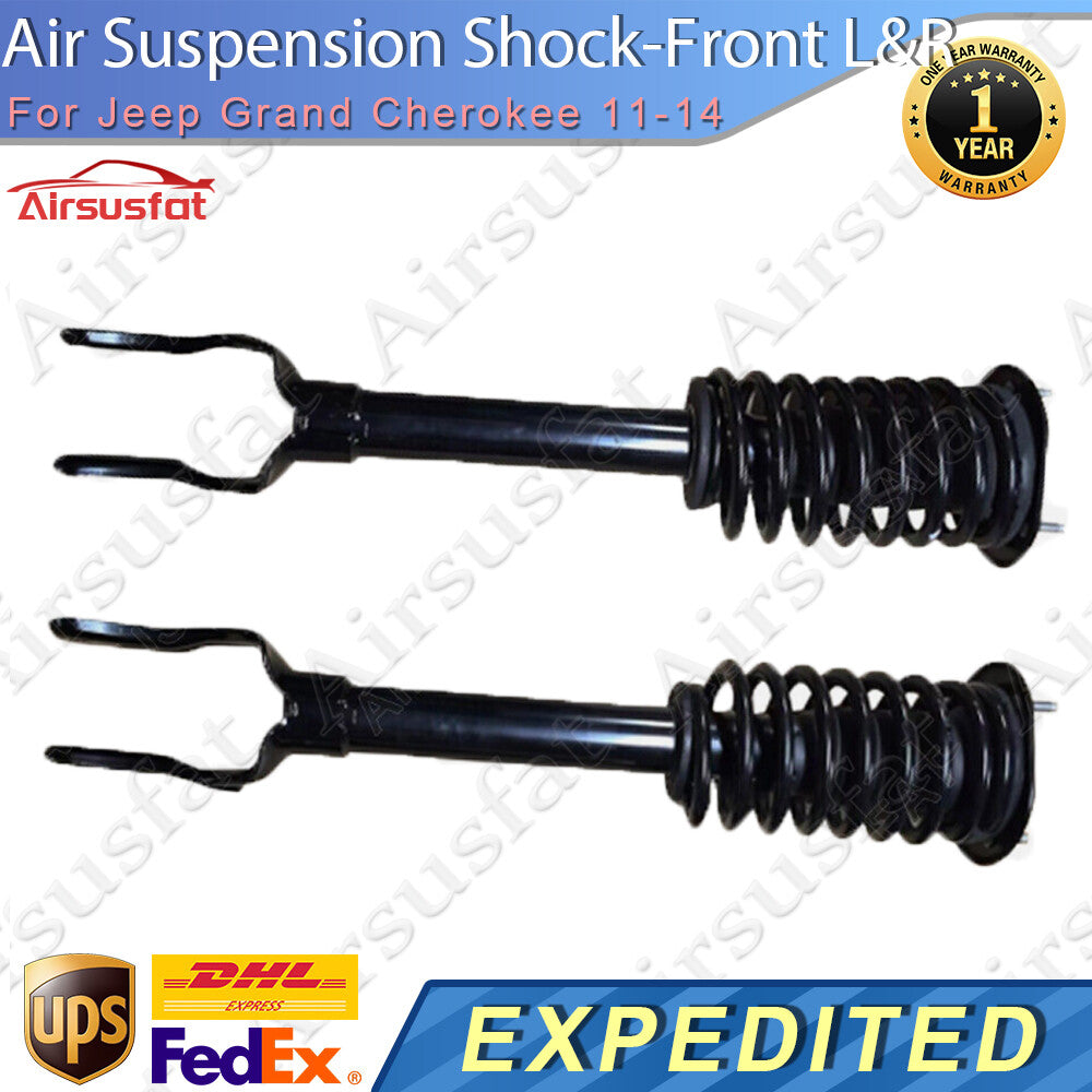 2x Front LR Suspension Shock Absorber w/o ADS for Jeep Grand Cherokee 2011-2014