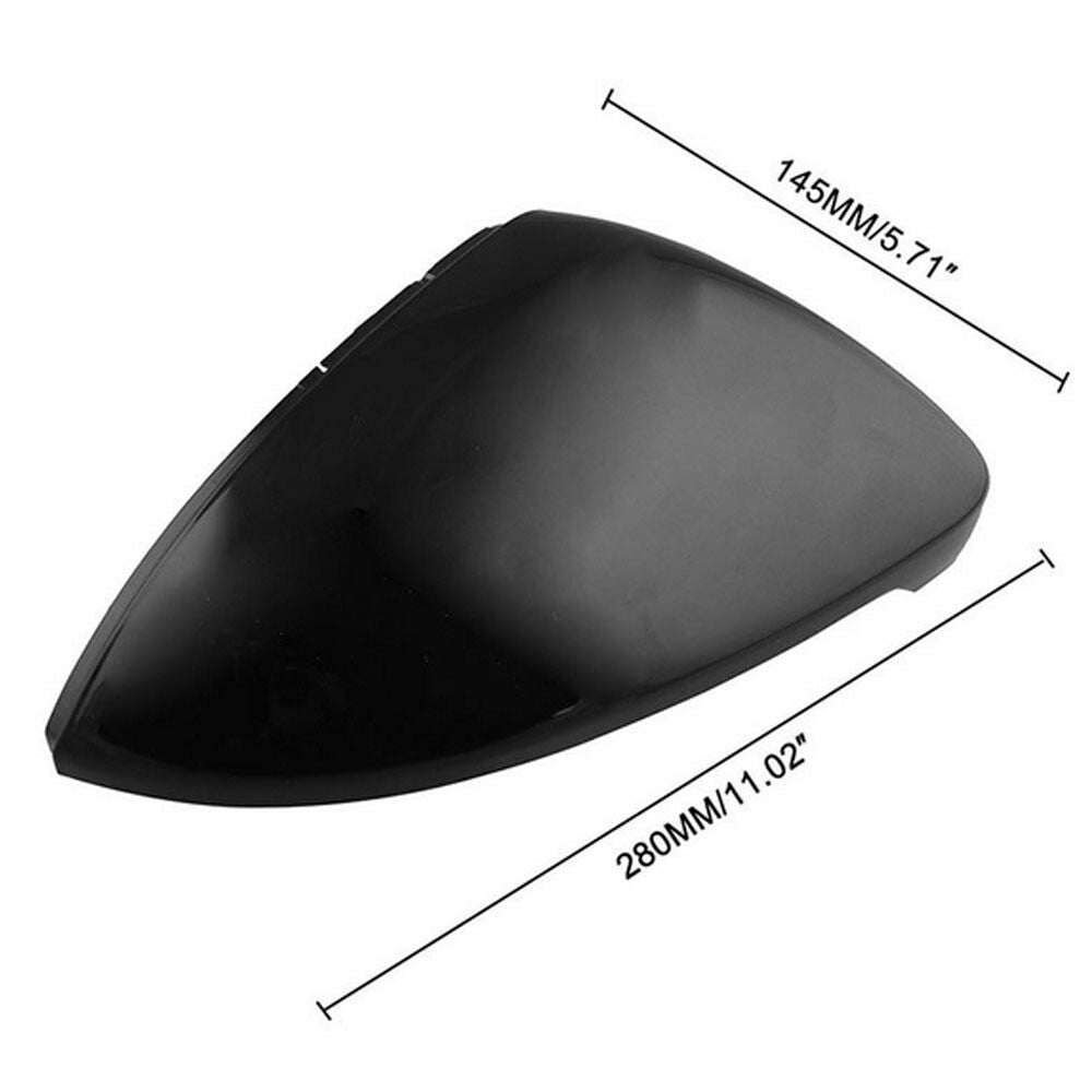 Direct Replacement Black Mirror Cover Caps For 2015-2018 MK7 for Golf GTI R 14-17