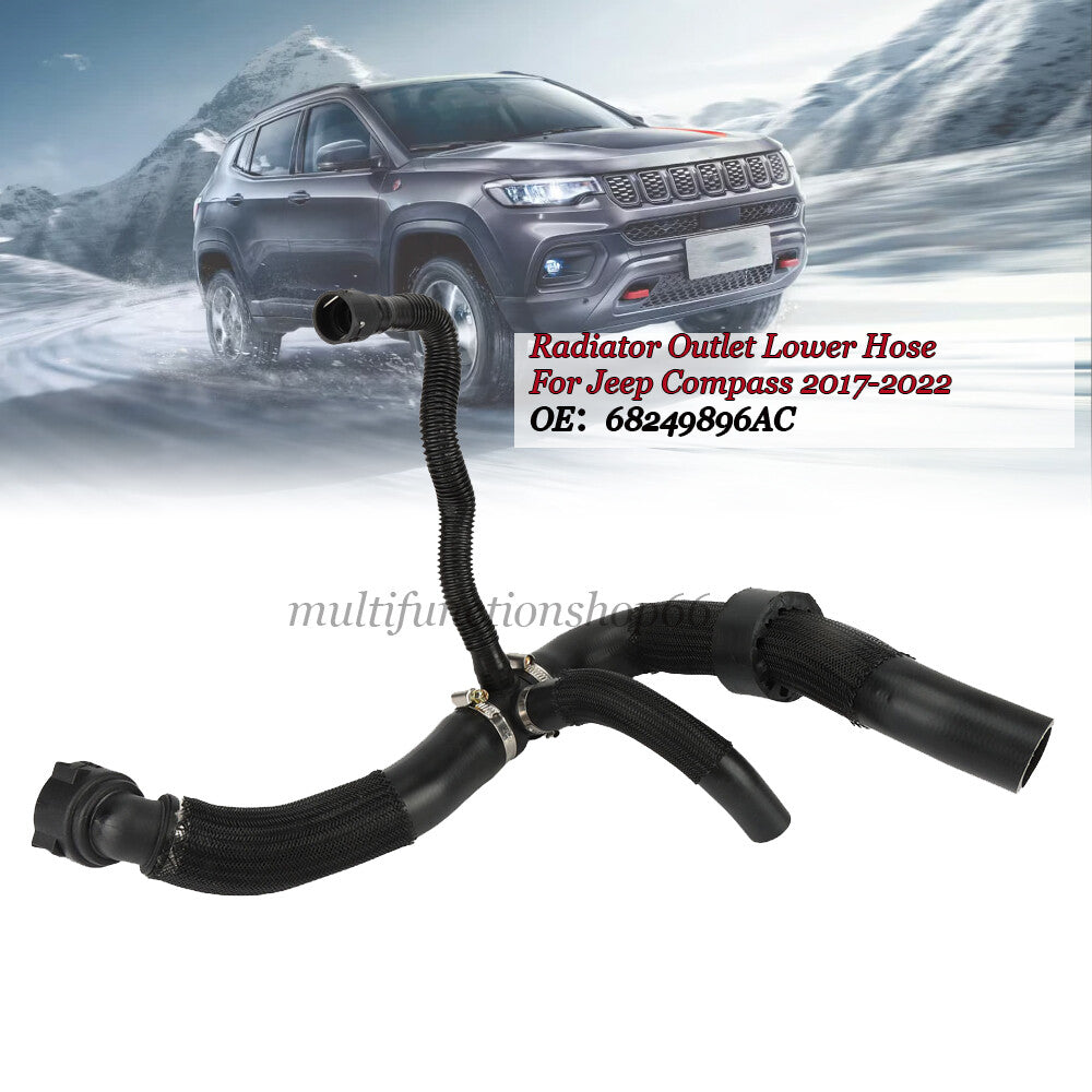 Lower Radiator Coolant Hose for Jeep Compass 2.4L l4 2017-2022 2018 68249896AC