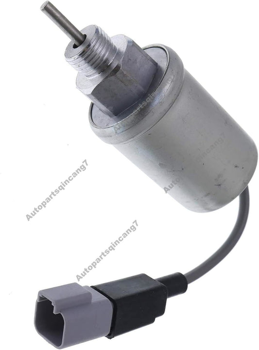 12V Fuel Shut Off Solenoid 365-3339 for Caterpillar CAT Engine 3013C C1.5 C2.2