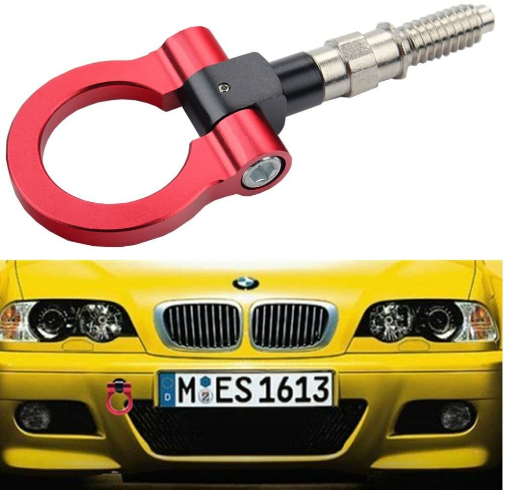Aluminum alloy front and rear JDM racing car tow hook kit for BMW 135 Series