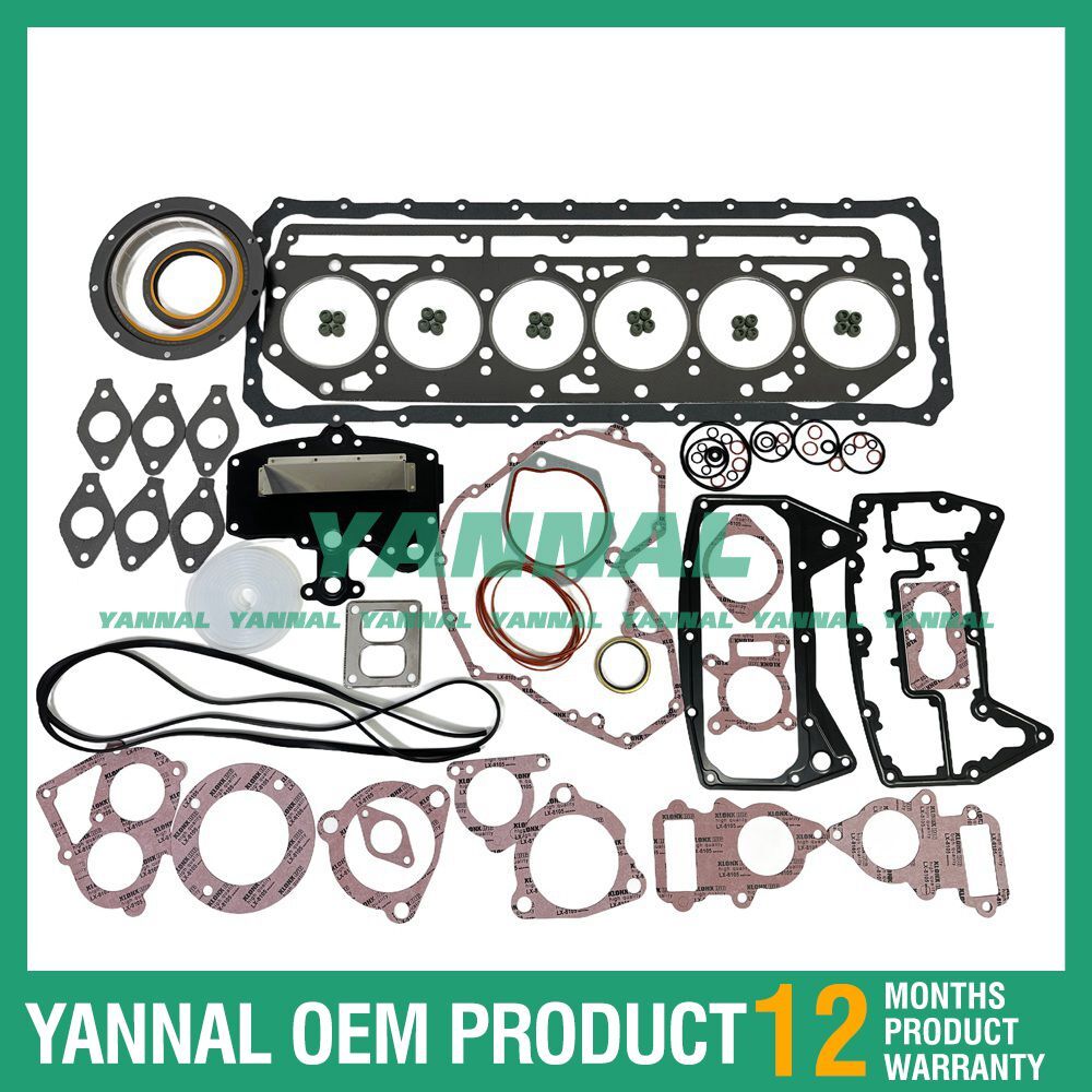 new, C-9 full gasket kit for Caterpillar C-9 excavator engines.