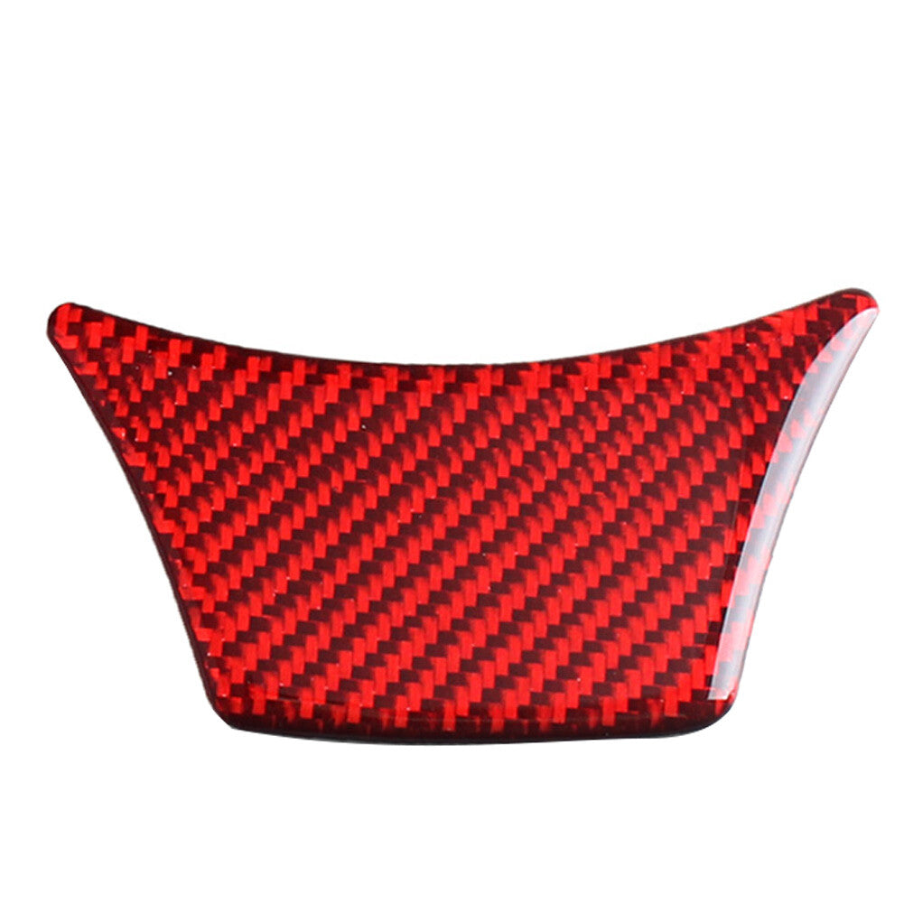 Red Carbon Fiber Steering Wheel Trim Type A for BMW 5 Series F10 F18 2011-2017