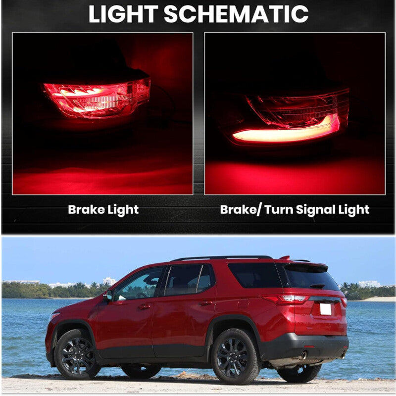 for Chevrolet Traverse 2018 2019 2020 LED Tail Light Lamp Left Driver Side US