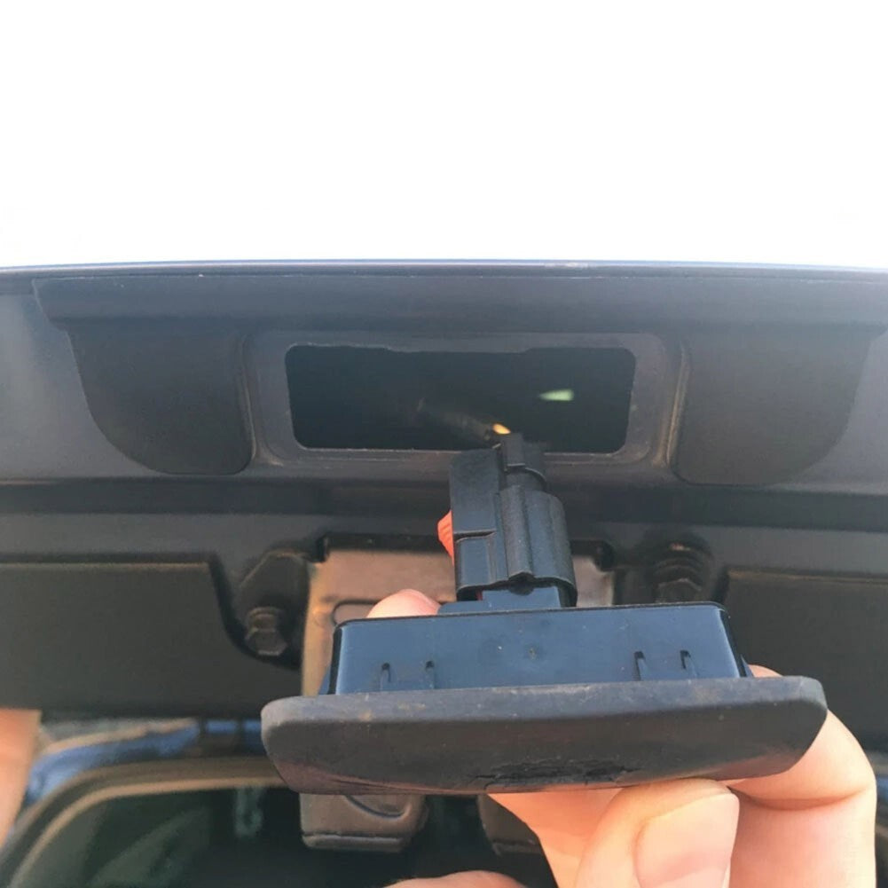 Modern tailgate release switch parts, plastic rear tailgate release