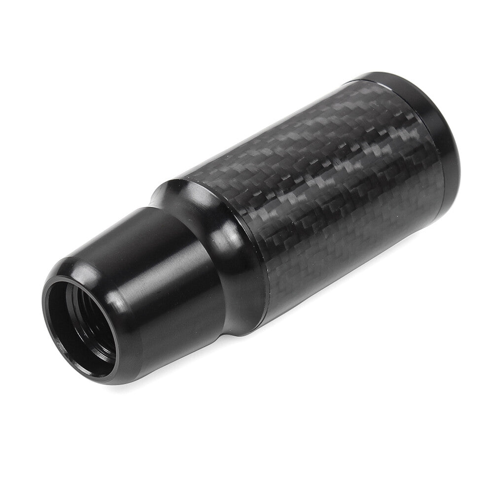 Universal Black Carbon Fiber Auto Manual Gear Stick Lever Car Shift Knob 6 Speed