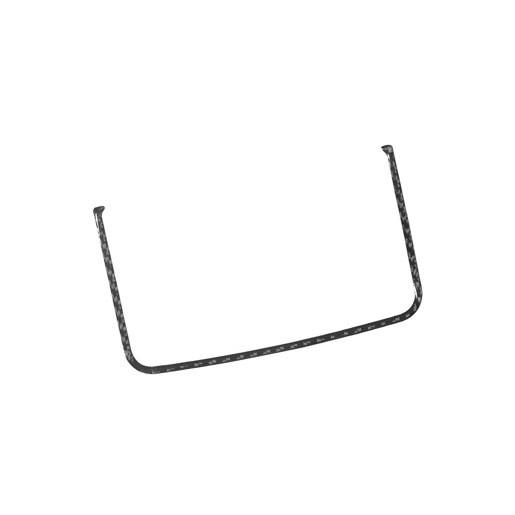 Carbon Fiber Rear Center Cupholder Strip Cover Trim for Hyundai Azera 2006-2011