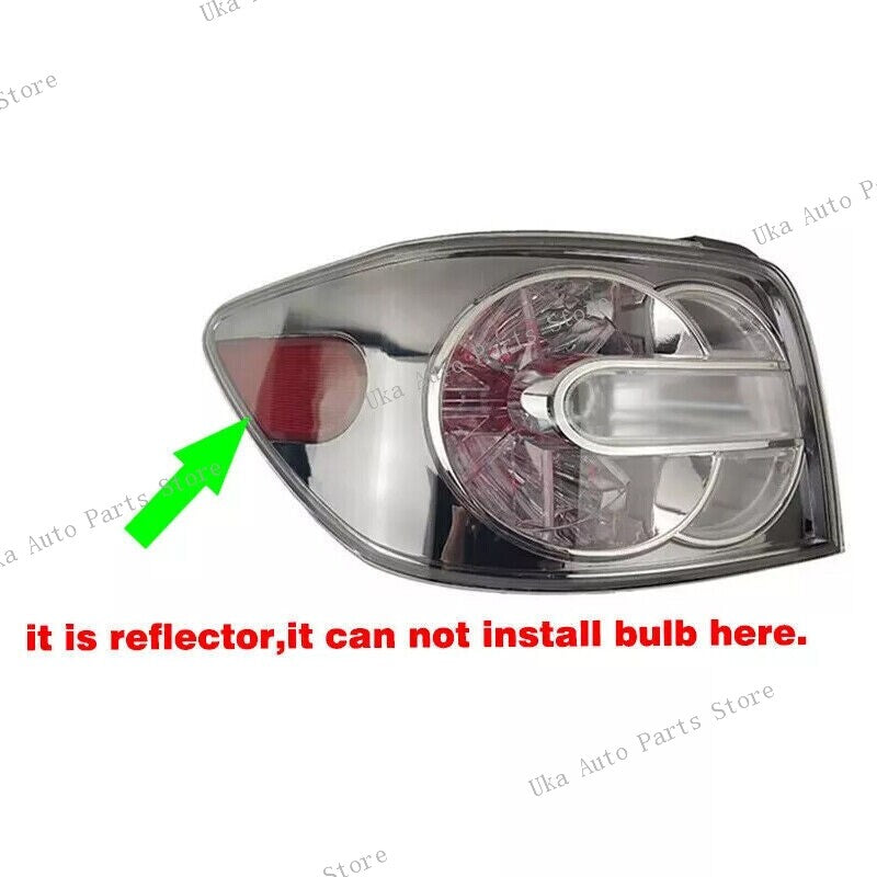 Left Side Tail Light Rear Brake Lamp NO Bulb for Mazda CX-7 CX7 2008-2012