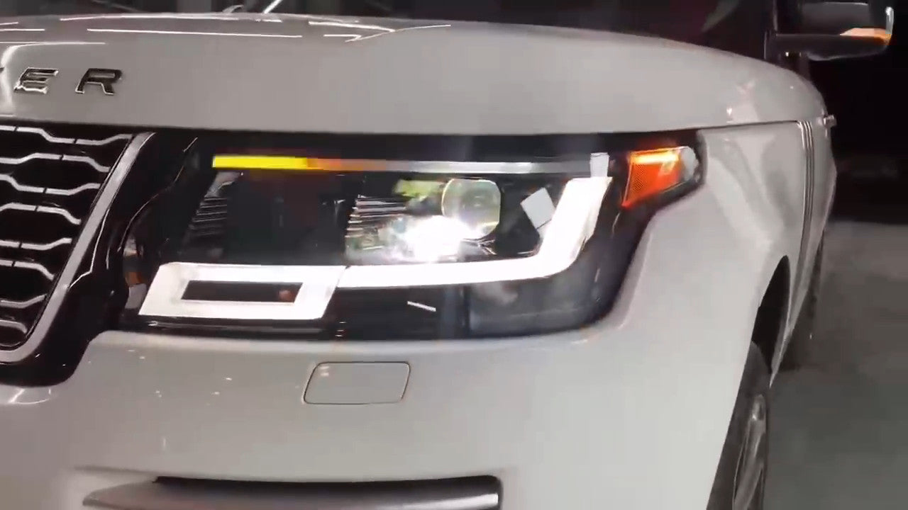 Pair LED HeadlightFor for Range Rover Vogue L405 2013-17 Upgrade To 2023 Plug Play