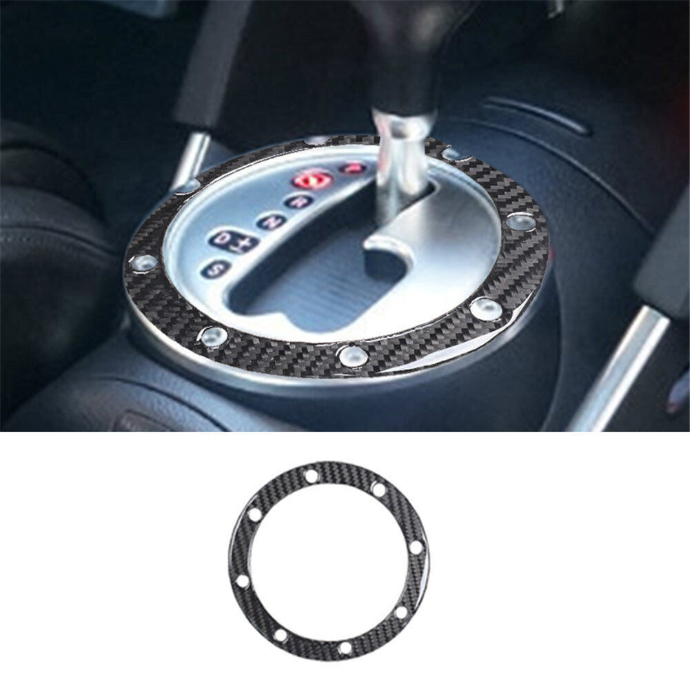 Carbon Fiber Gear Shift Frame Panel Cover Trim Sticker for Audi TT 8N 2001-2006