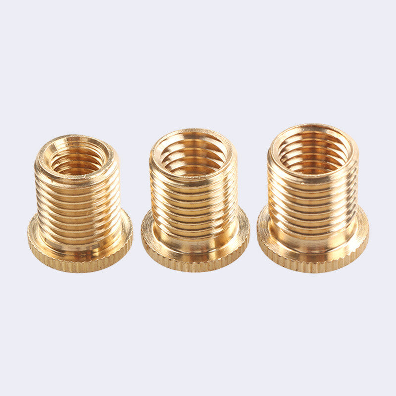 3-piece set of copper gear shifters, threaded adapters, screw inserts M8X1.25, M10X1.25, M10X1.5