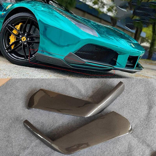 Carbon fiber front bumper splitter trim for Ferrari for 488 GTB Spider trim