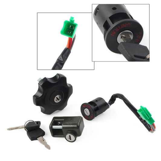 Ignition Key Switch Gas Cap Lock Set for Suzuki DRZ400SM 2005-22