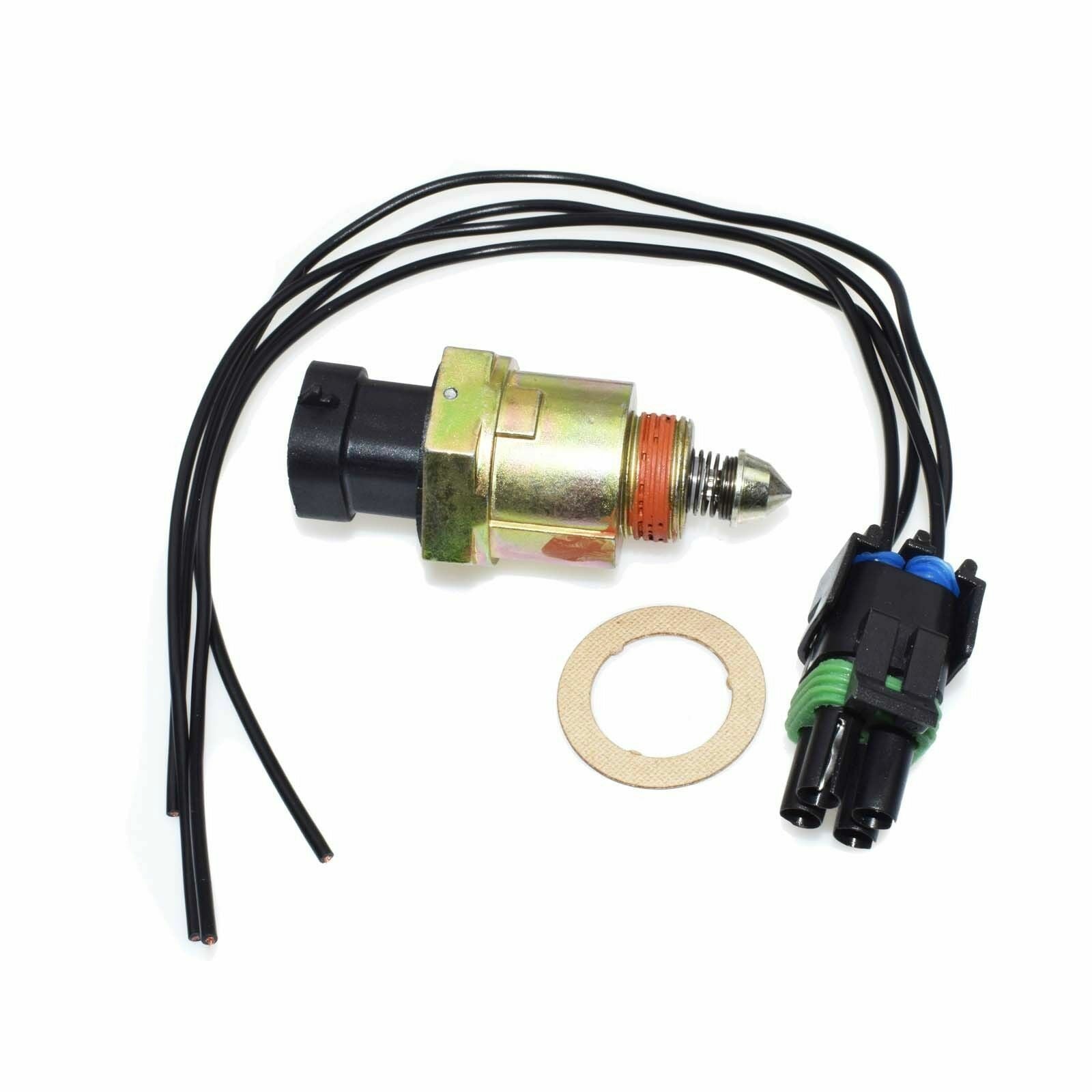 Idle air control valve with wiring harness connector kit 17089063 for Chevrolet for GMC - Brand New