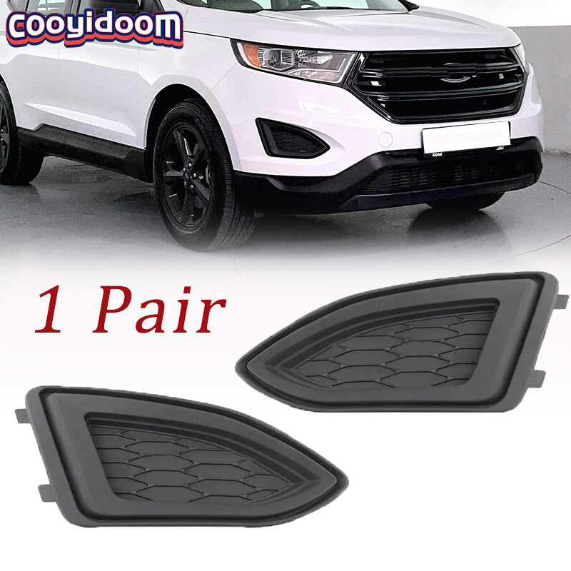 Front bumper fog light trim cover frame grille for Ford Edge 2015 - 2018