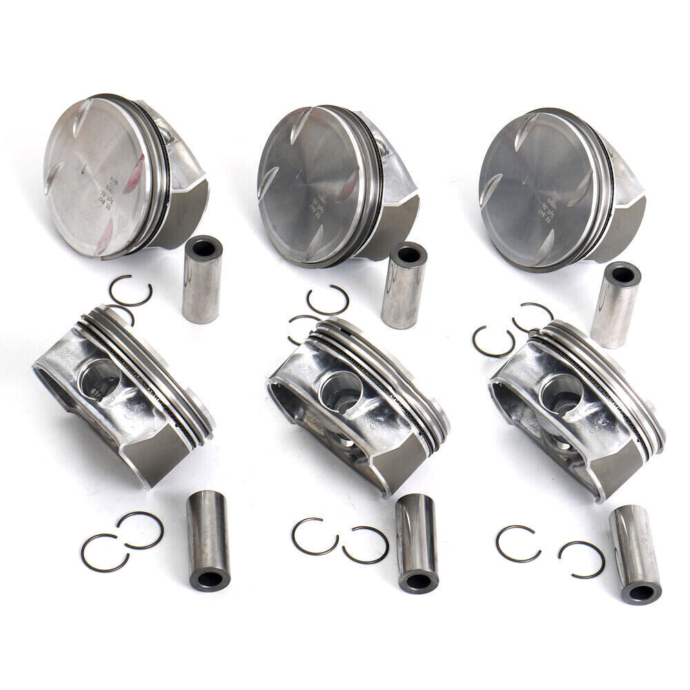 for Mercedes-Benz CLK350 C350 E350 M272 GLK350 3.5L 6x Pistons  Rings Set STD