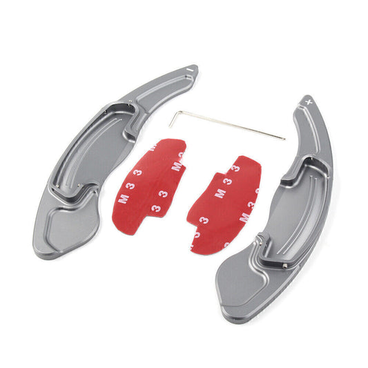 2x Car Steering Wheel Shifter Paddle Extension Fit for Honda Accord for Acura CDX Grey