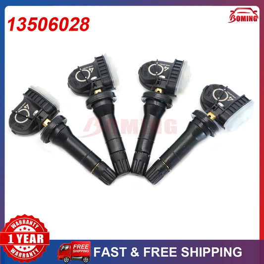4 new Tire Pressure Sensors TPMS 13506028 for Opel Mokka, Astra for Corsa , Zafira, Adam