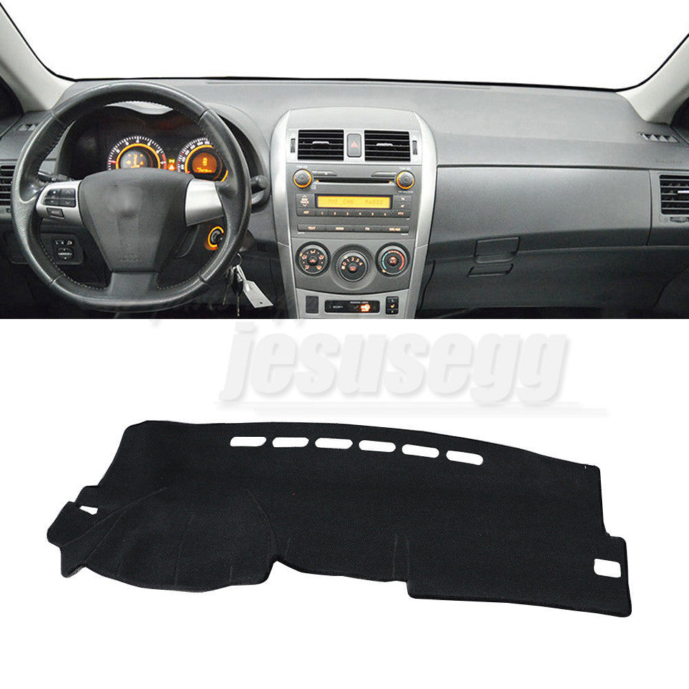 For 09-13 for Toyota for Corolla Interior Dashboard Cover Mat Sun Visor Shade Pad LHD