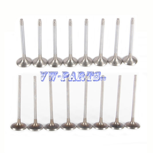 2.0T 16pcs Intake Exhaust Valves Fit for BMW 3 series 5 series X3 for MINI Cooper