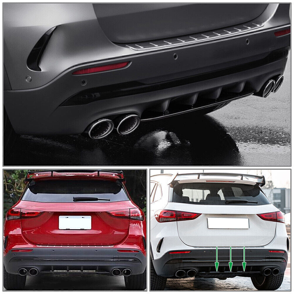 Rear Bumper Diffuser Lip Cover for Mercedes-Benz GLA-Class H247 2020+