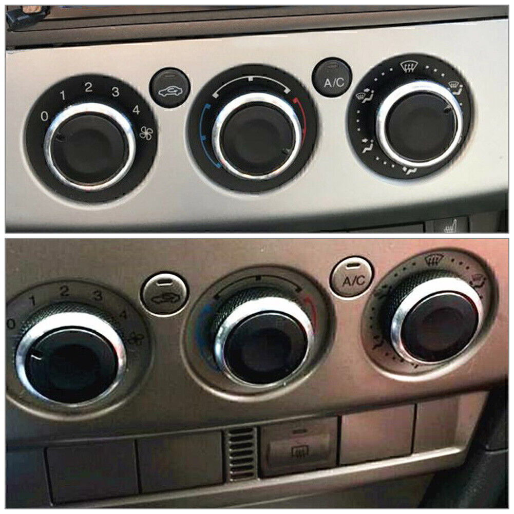 3x Air Condition Switch Knob Button for Ford Focus MK2 MK3 Mondeo C/S-max Black