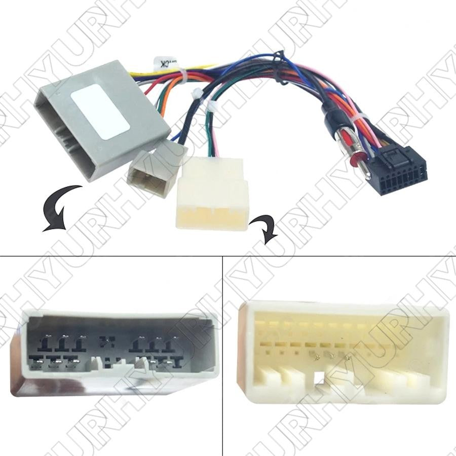Android Player 16Pin Wiring Harness for Honda for Civic CRV 06~09 wi/Antenna Adapter