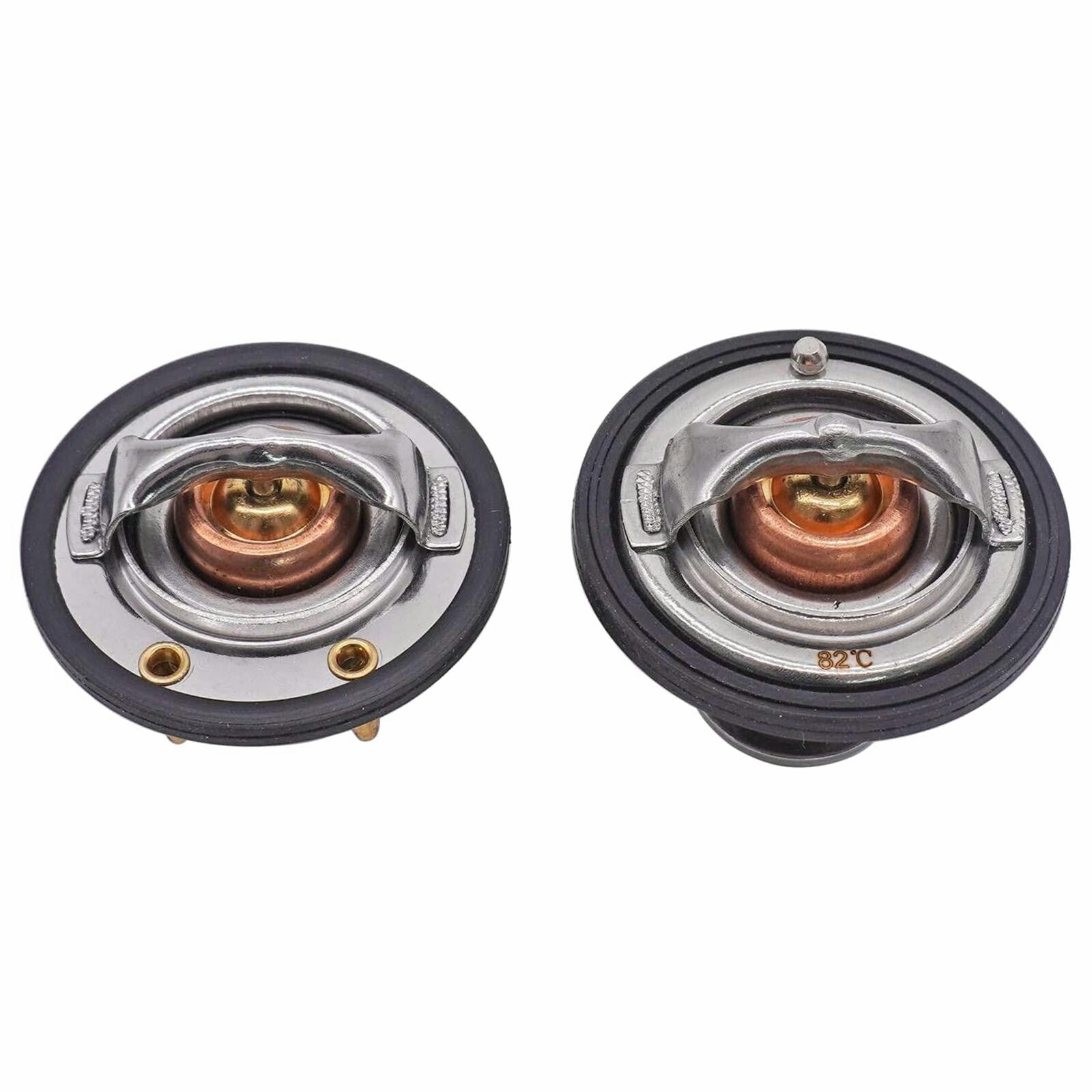 For GM Pickup Duramax 185  180 Degree Thermostat Front  Rear Kit Pair